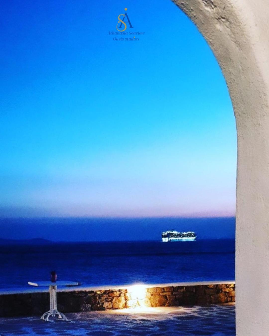 Mykonos Athanasia Seaview Oasis Studios By The Port Houlakia  Exteriér fotografie