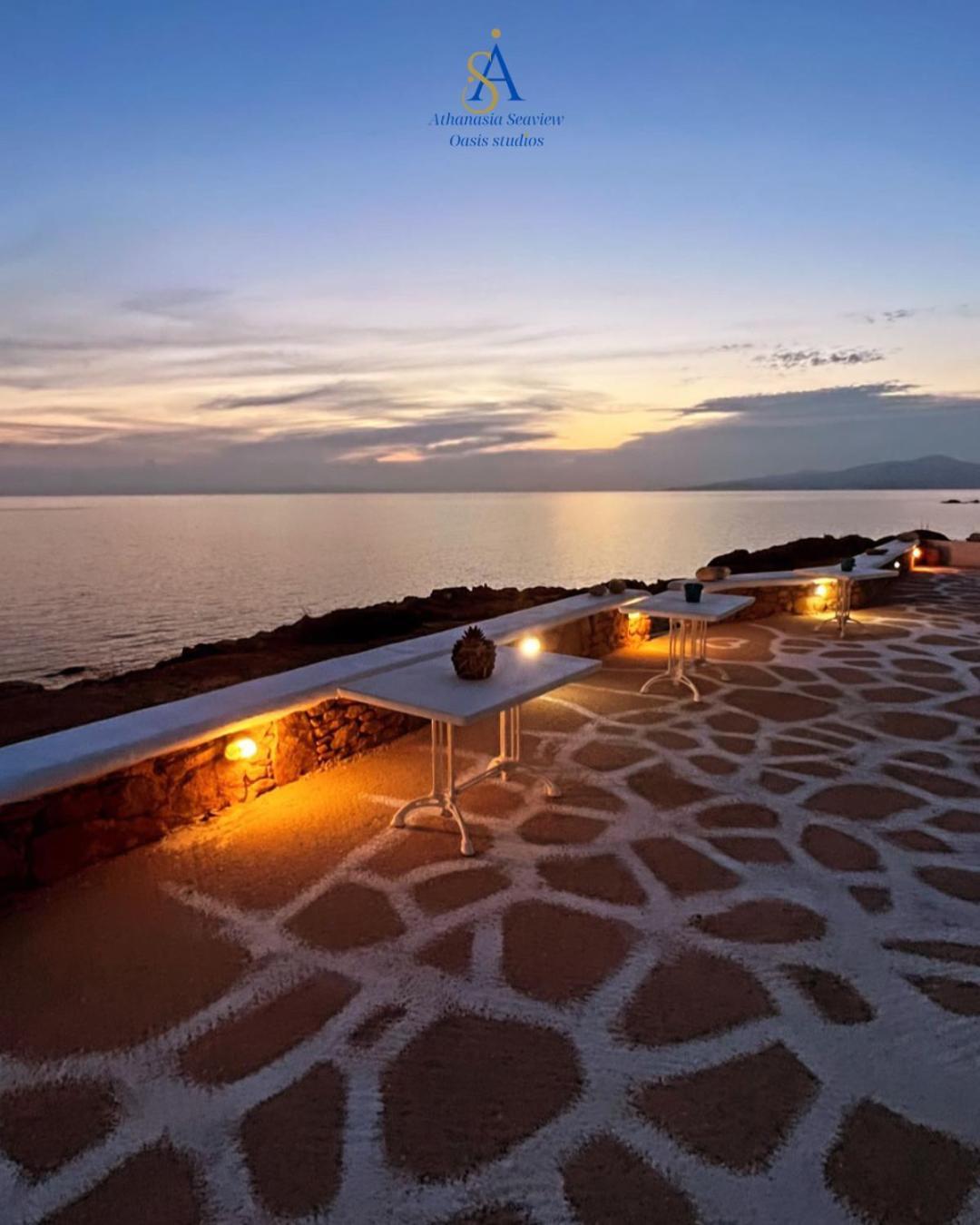 Mykonos Athanasia Seaview Oasis Studios By The Port Houlakia  Exteriér fotografie
