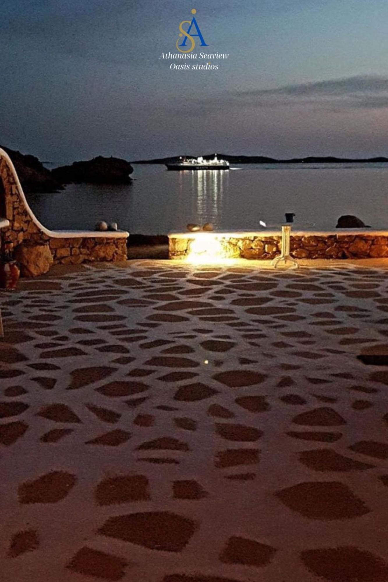 Mykonos Athanasia Seaview Oasis Studios By The Port Houlakia  Exteriér fotografie
